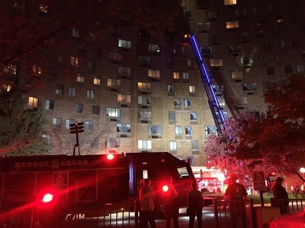 St. Paul high rise fire forced evacuation