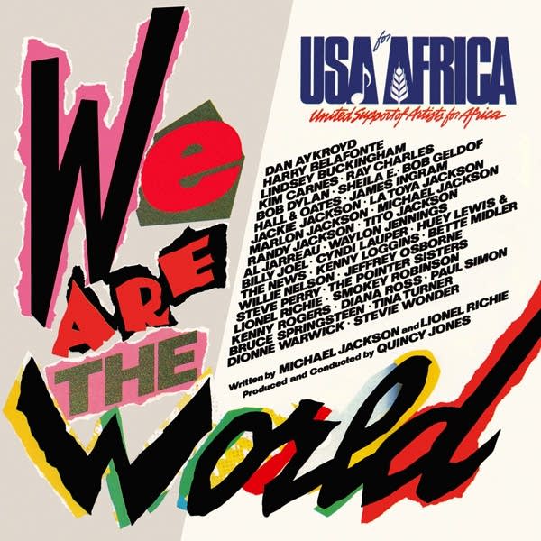 Today in music history we are the world hits no 1