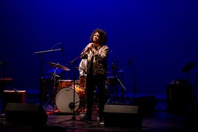 band performing on stage