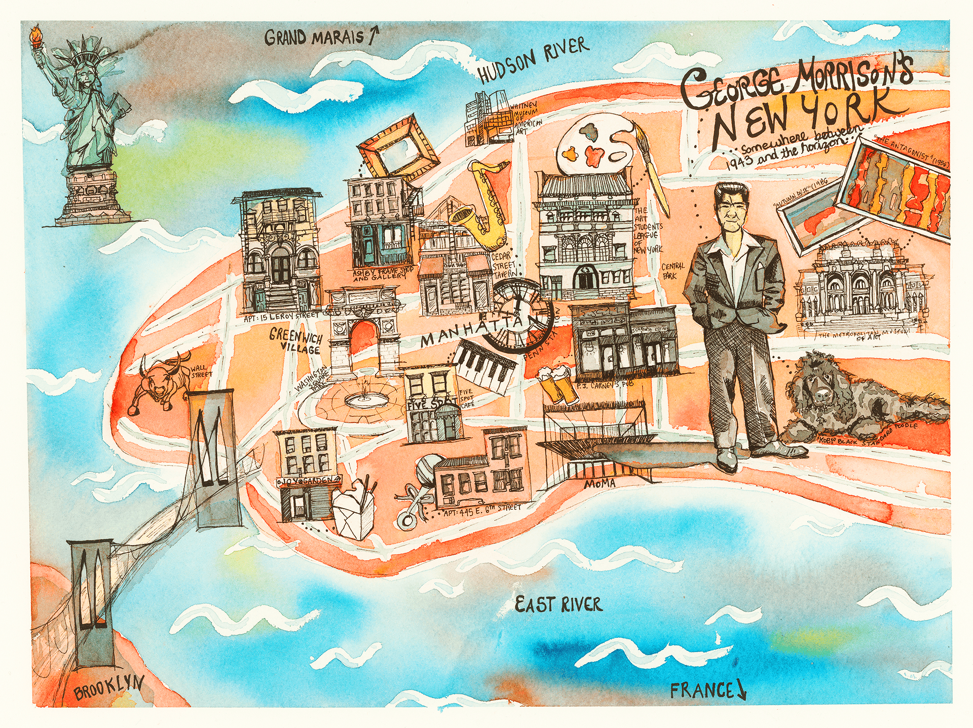 The 'Magical City' — An illustrated tour of George Morrison’s New York
