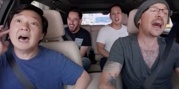 Linkin Park sing 'Carpool Karaoke' with Ken Jeong.