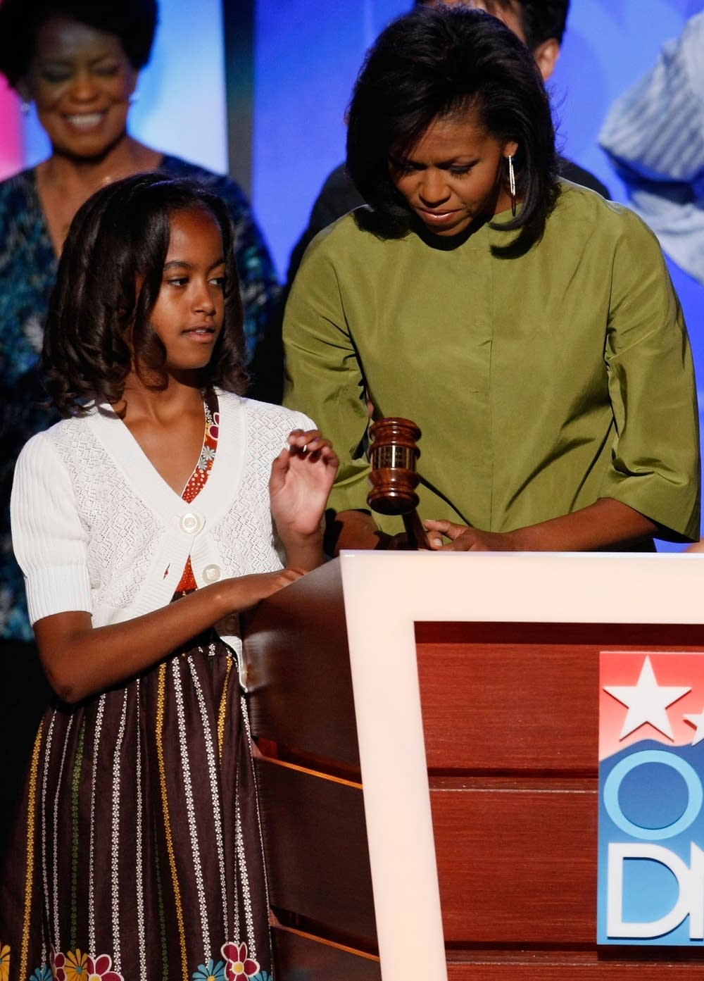 Michelle Obama gets ready