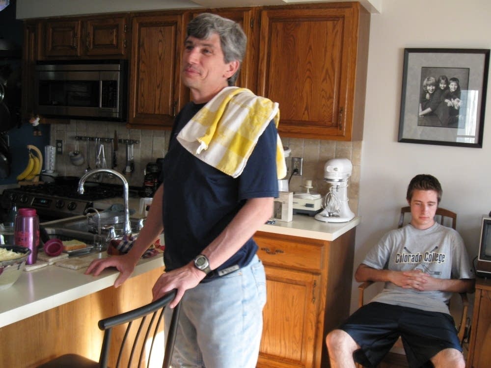 Mike Custard and his step-son Dylan Parsons