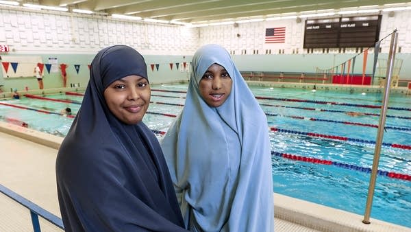 Apollo High School seniors Suhan Mohamed, left, and Nimo Gohe