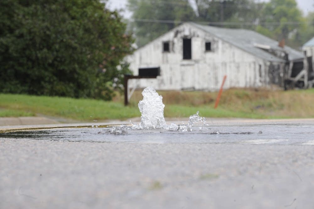 Manhole flooded