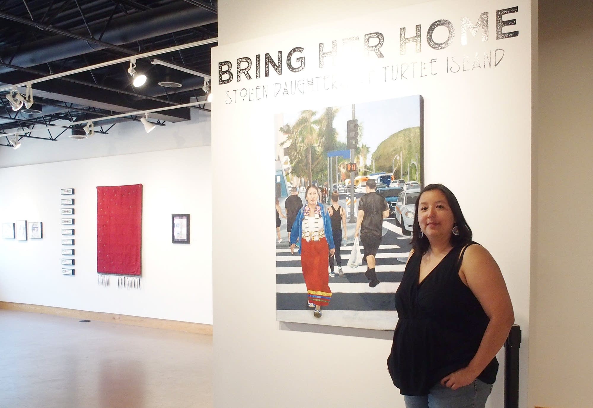 Angela Two Stars curated a show on missing and murdered indigenous women.