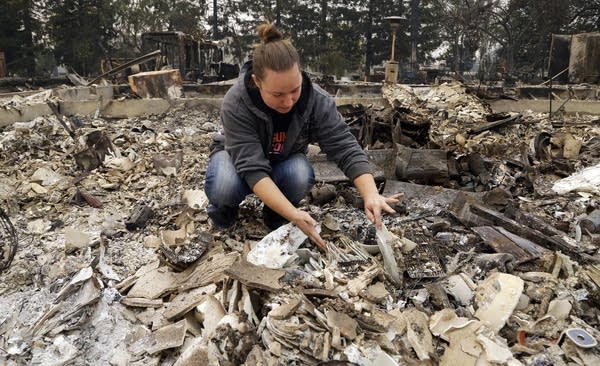 Though wildfires destroyed town, mail still delivered