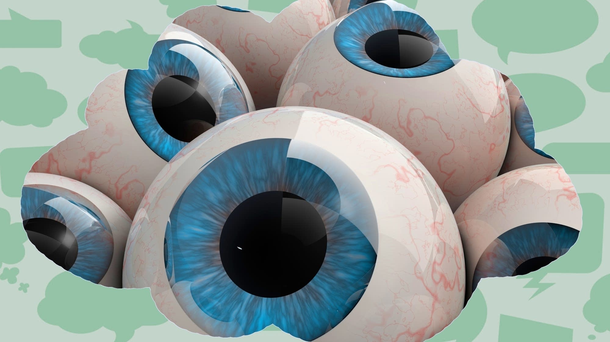 Do eyeballs grow? Moment of Um