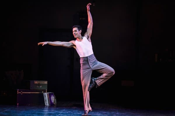 man dancing at guthrie theatre