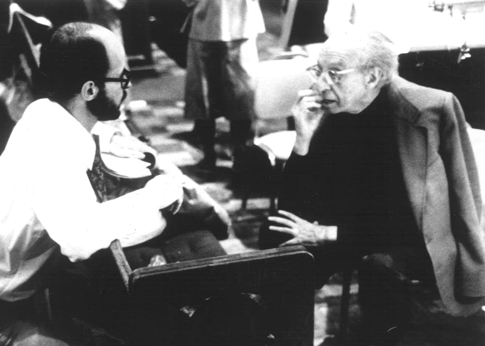 Philip Brunelle and Aaron Copland
