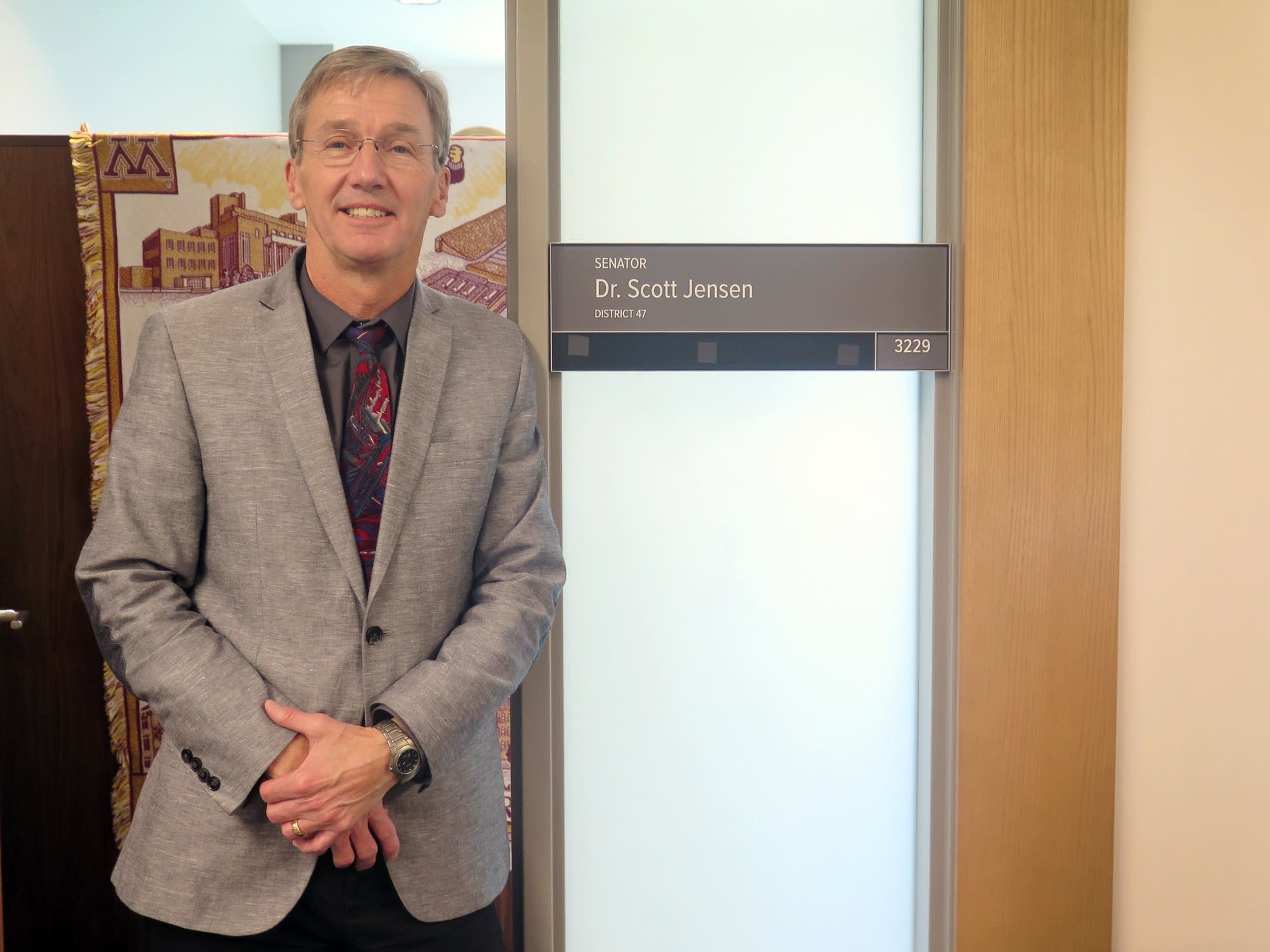 Sen. Scott Jensen, R-Chaska, one of two doctors