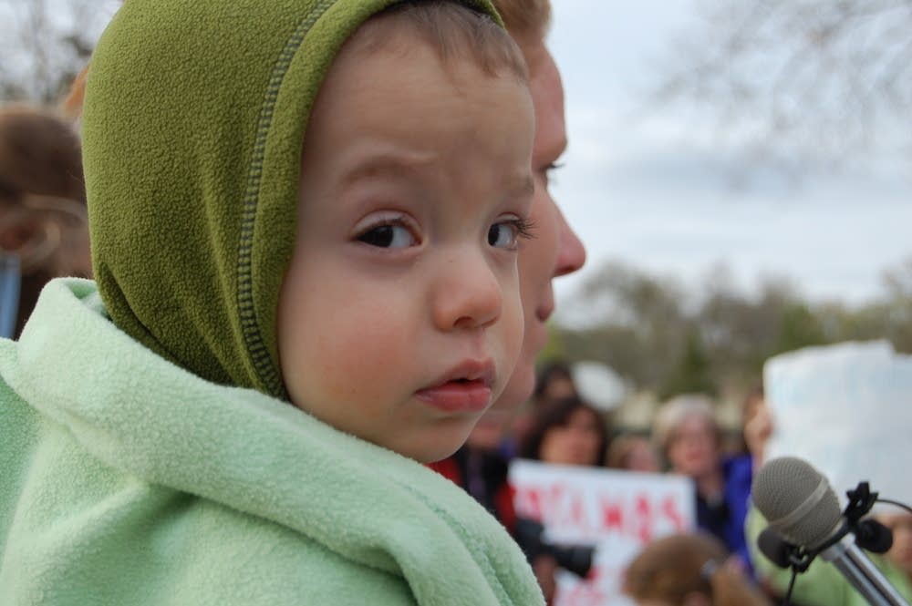 Baby protest