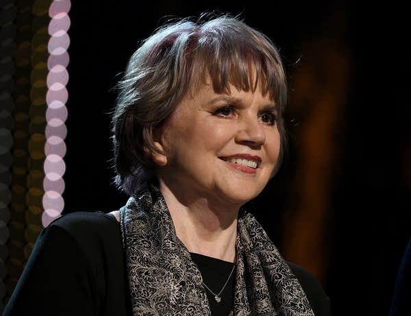 Linda Ronstadt speaks at the MusiCares Person of the Year honoring Dolly Parton at Los Angeles Convention Center on February 8, 2019, in Los Angeles.