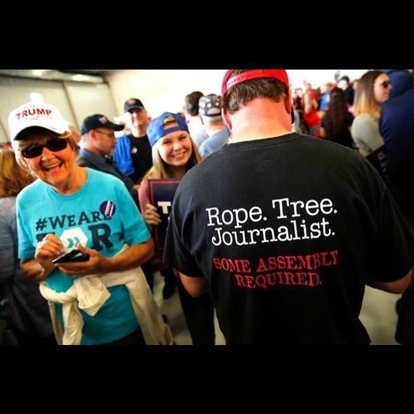 Trump supporter favors lynching journalists