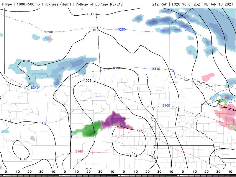 tue night precipitation