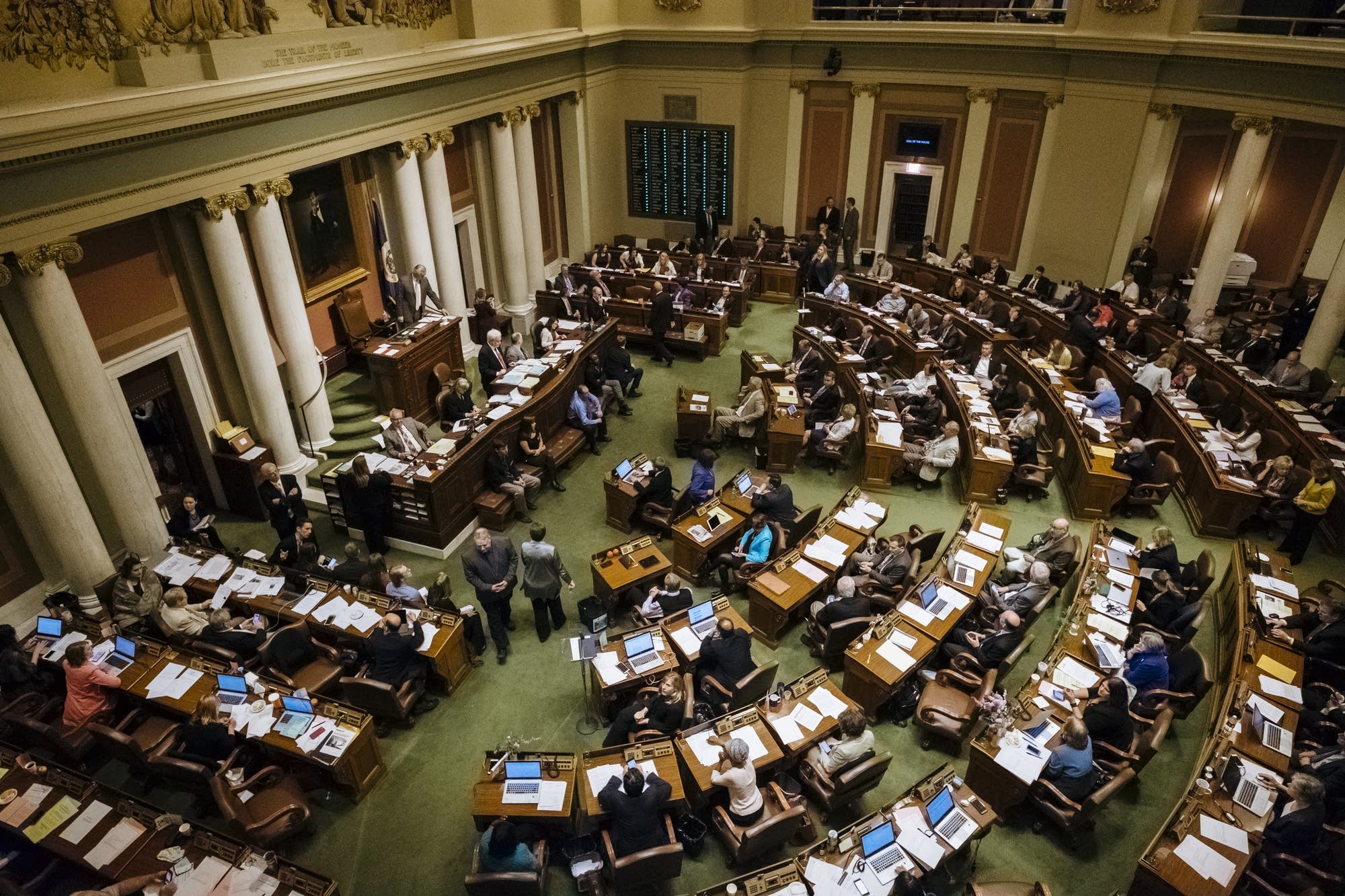 The Minnesota House meets during the final week of the legislative session.
