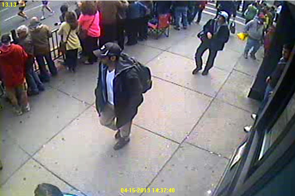 Suspects 1 and 2 in the FBI video