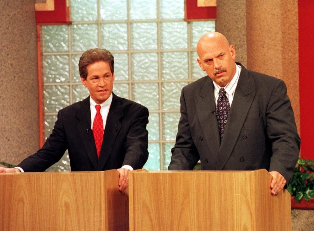 Norm Coleman and Jesse Ventura