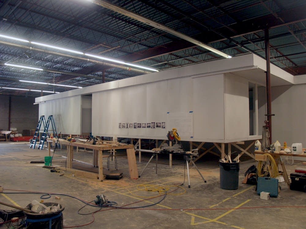 The replica in Larson's studio