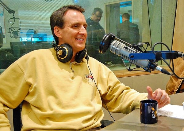 Gov. Pawlenty in the studio