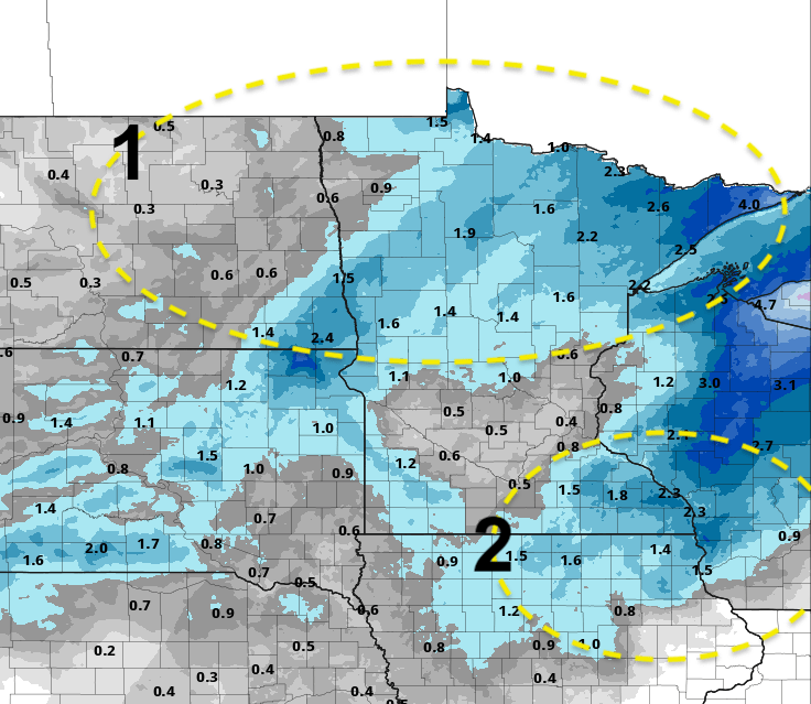 snow totals