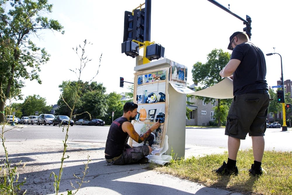 Installing art