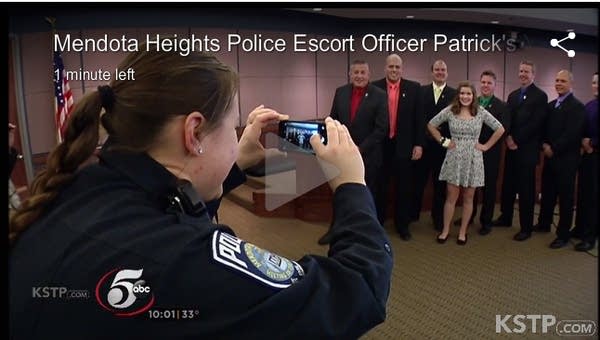 Mendota Heights cops take daughter of slain officer to her dance