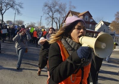 Leading the crowd