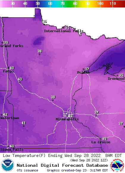 wed lows