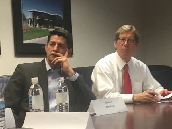 Paul Ryan campaigns with Paulsen, Lewis