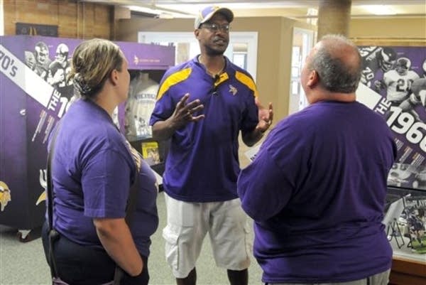 Former Minnesota Vikings player John Swain