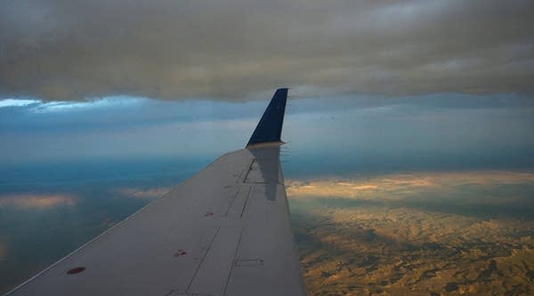 An aerial view of southern North Dakota in 2016, near Bismarck.