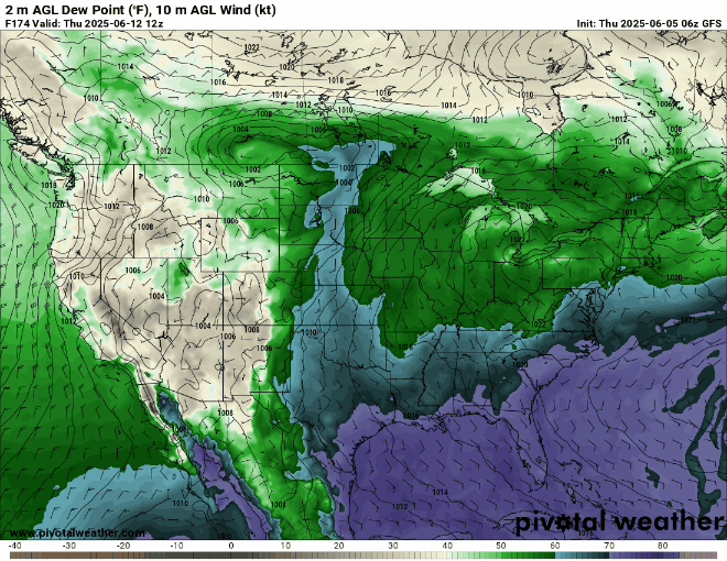 Dewpoints June 12-18th