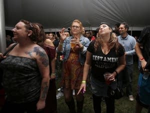 Fans celebrate as five bands compete at Rochester's Local Music Showdown.