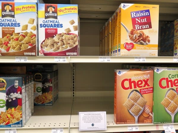 General Mills' cereal are often out of stock