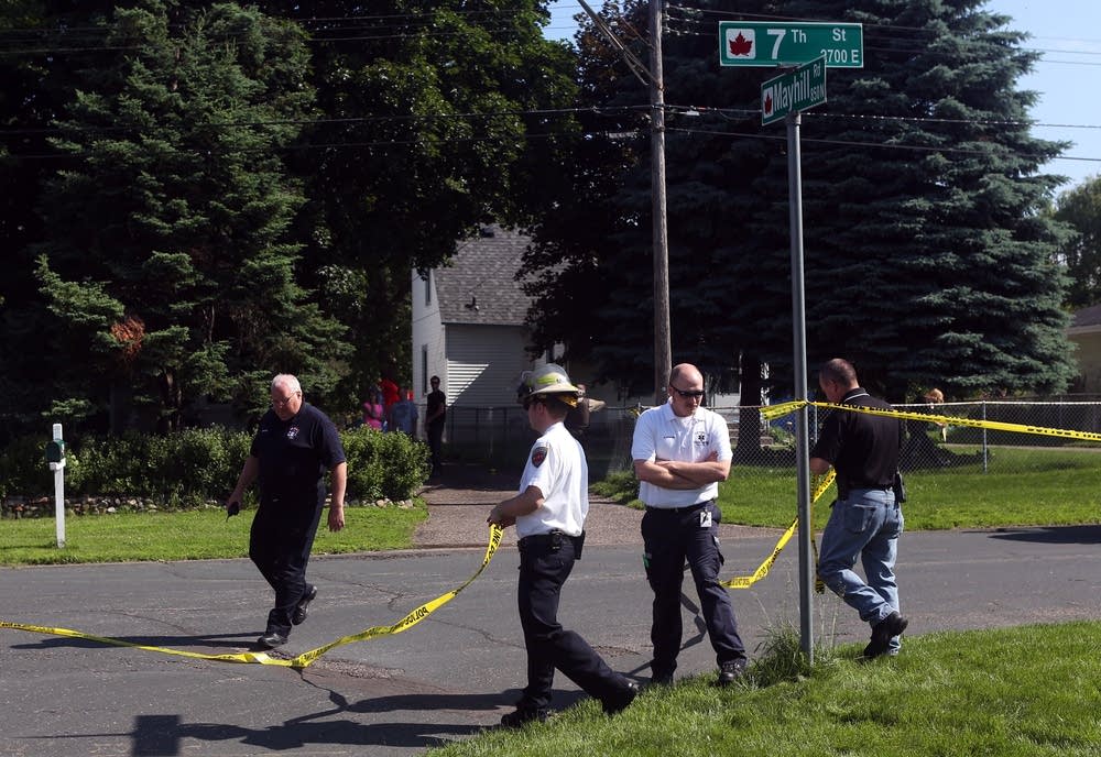 Photos Fatal helicopter crash in Maplewood Minnesota Public Radio News