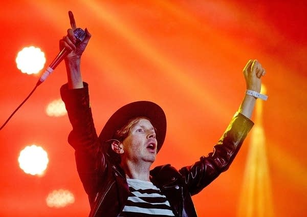 Beck performing at Way Out West Festival on Aug. 13, 2015