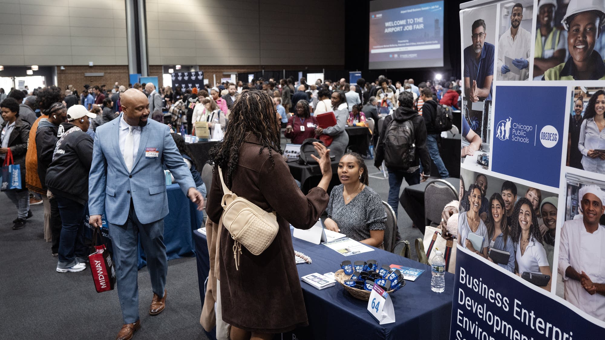 In this job market, more people are working 