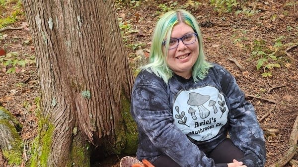 Ariel Bonkoski, owner of Ariel's Mushroom Company in Duluth, Minnesota.