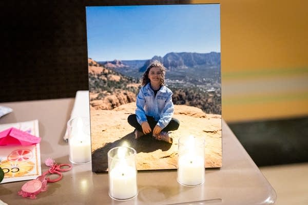 A photo of a young girl