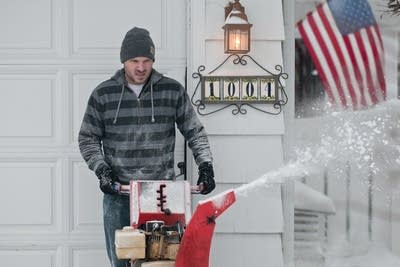 Clearing the driveway