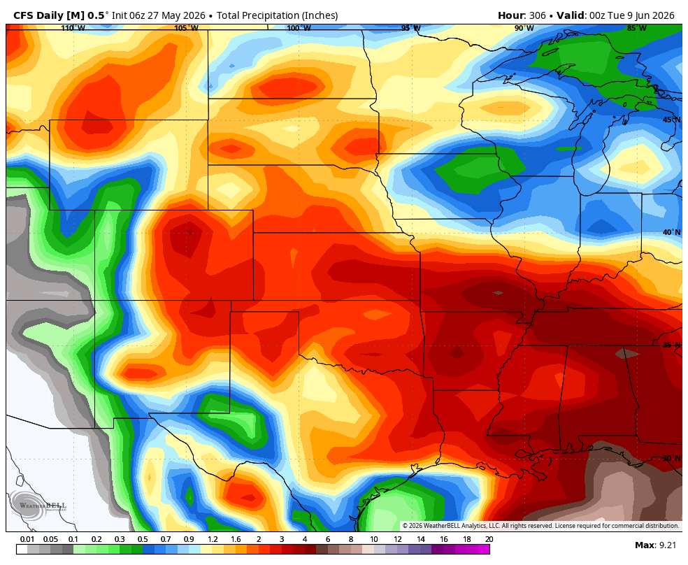 There's a blocking pattern over the Central Great Lakes