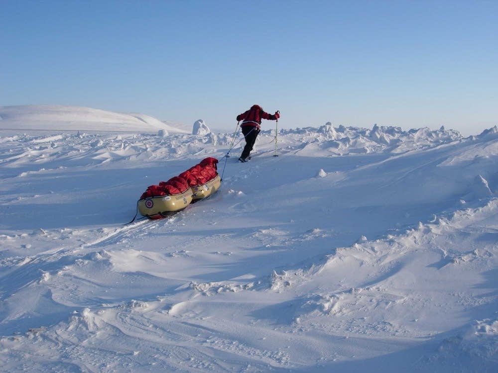 Pulling a sled
