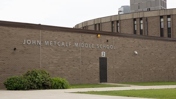 A brick school building