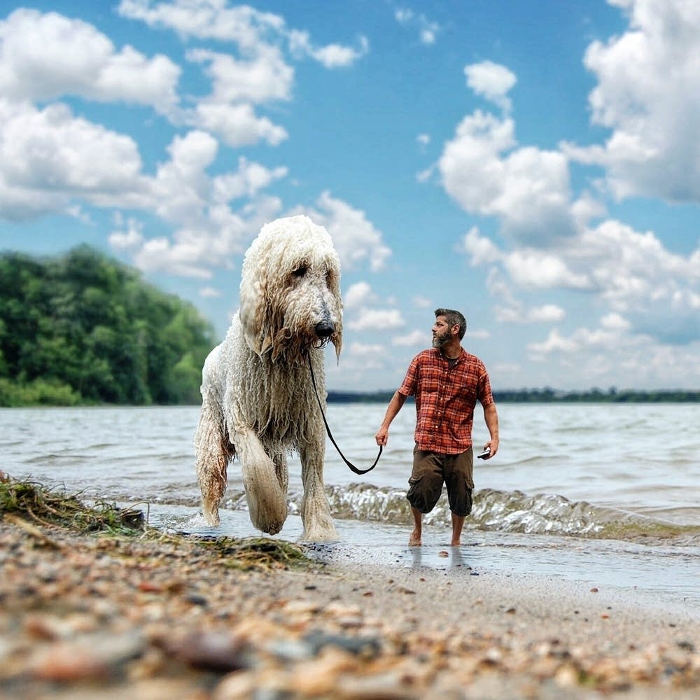 The adventures of a man and his 10foot dog MPR News
