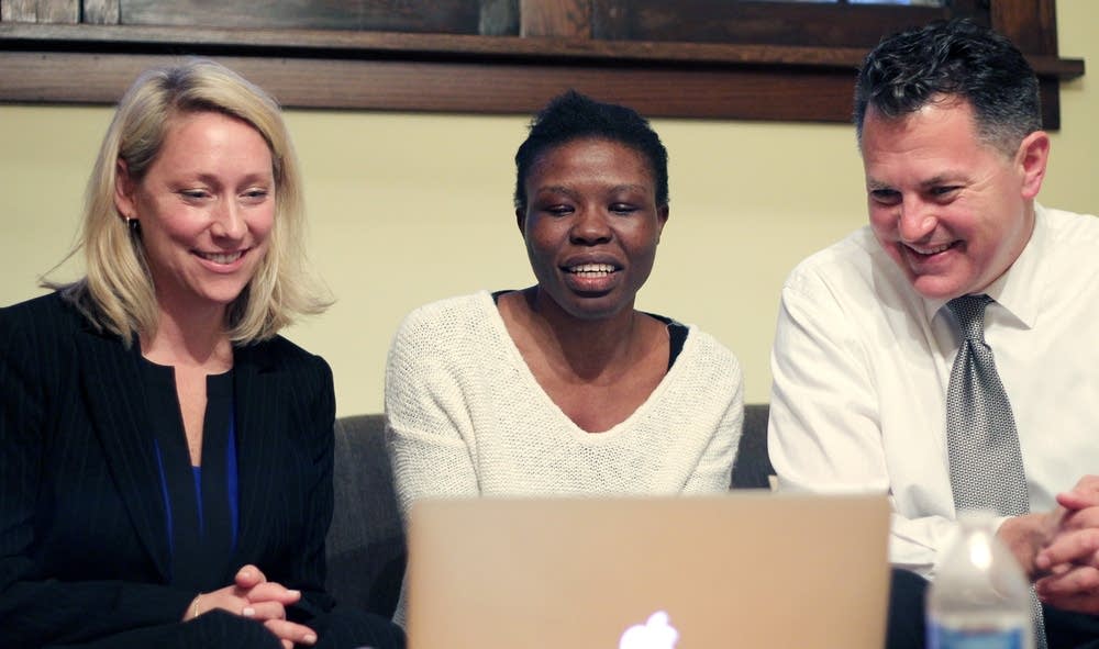 Tchitchihe and attorneys on Skype call