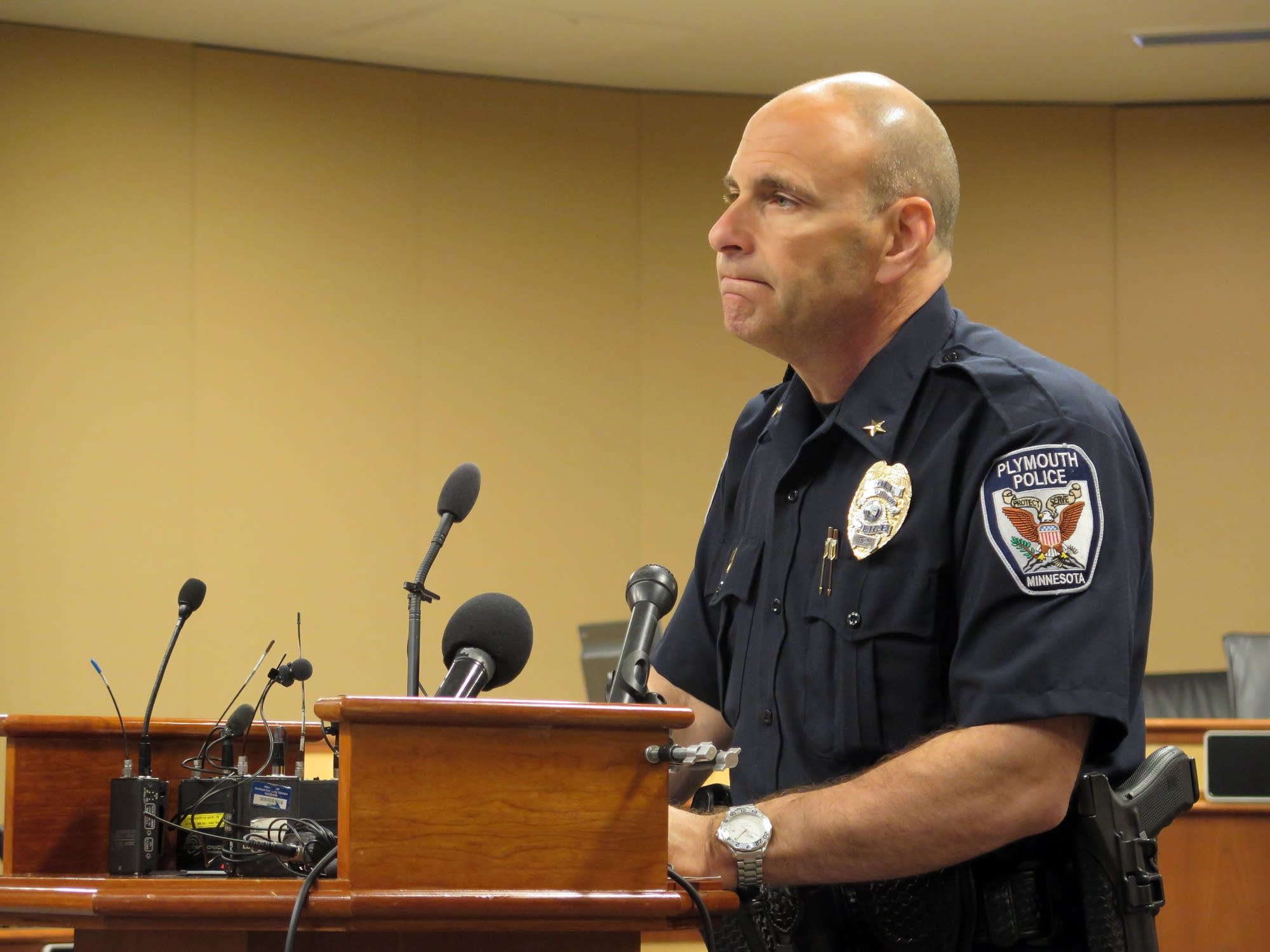 Plymouth Police Chief Mike Goldstein