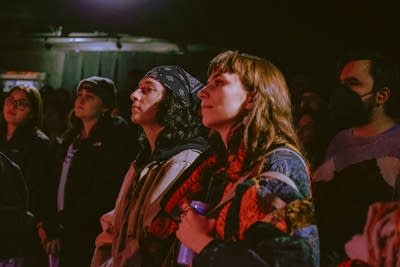 Crowd watching performance 