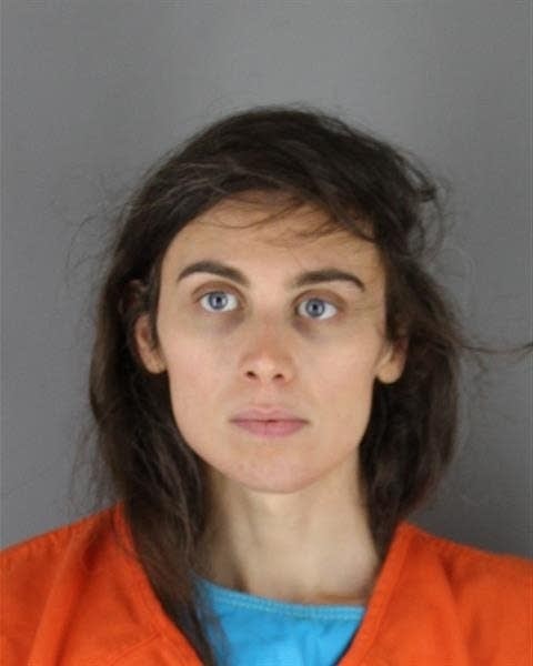 A woman's mugshot