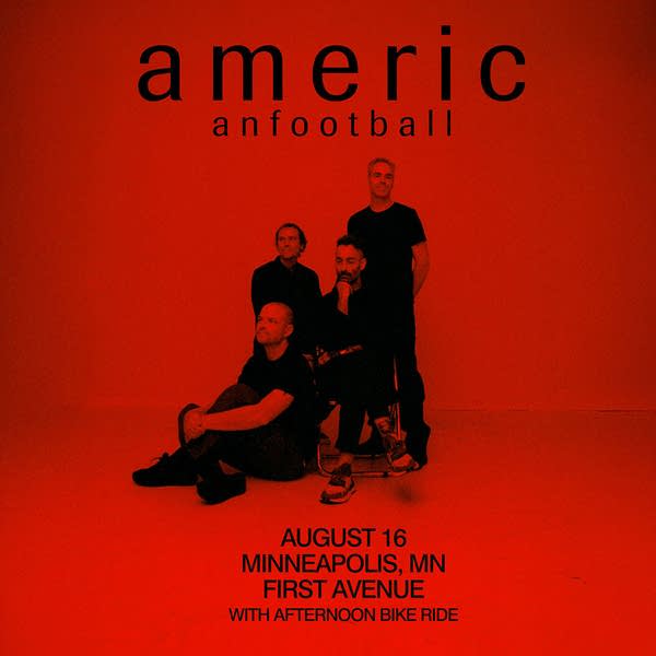 American Football 2026 Tour Admat